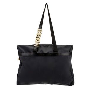 Moschino large Black nylon tote